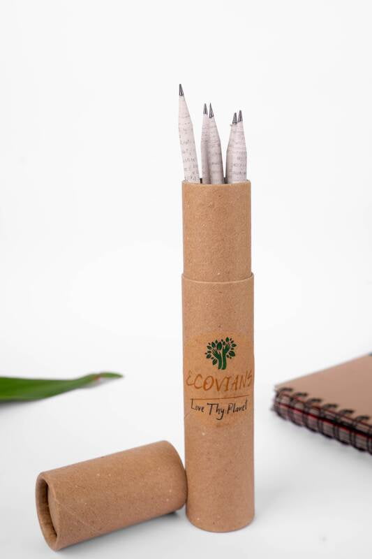 Recycled Newspaper Pencils Eco-Friendly Charcoal Pencil for Kids School | (Pack of 10) wood-free pencils Recycled Newspaper Pencils Eco-Friendly Charcoal Pencil for Kids School | (Pack of 10) wood-free pencils