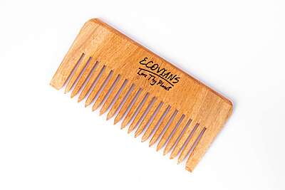 Neem shampoo Comb | Eco-Friendly, Anti-Static, Natural Hair Care Tool for All Hair Types || Pack of 1, Natural Neem Wood