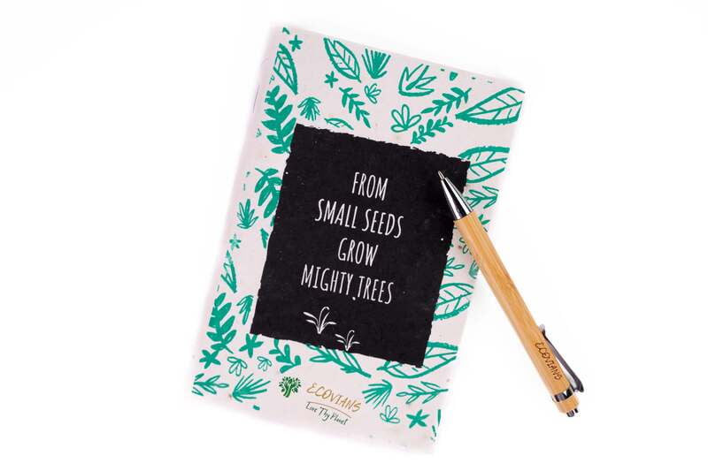 The Plantable Notebook | Seed Notebook Handmade Seed Cover | Recycled Paper Notepad Book | Handmade & Artisanal (40 Writing Pages/ 100% eco-friendly notepad I eco-friendly stationery The Plantable Notebook | Seed Notebook Handmade Seed Cover | Recycled Paper Notepad Book | Handmade & Artisanal (40 Writing Pages/ 100% eco-friendly notepad I eco-friendly stationery