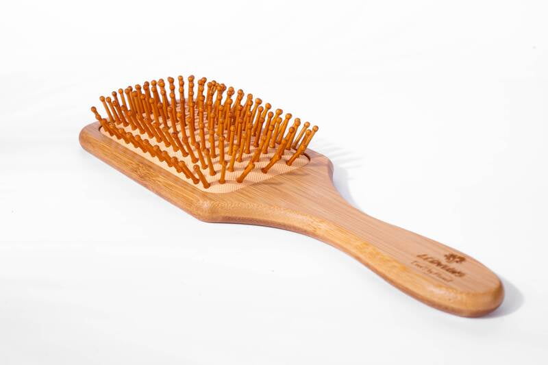 Bamboo Bristles Paddle Hairbrush | Detangling Hair Brush Comb for Men & Women | Natural Bamboo Bristles For Growth & Anti-Static Bamboo Bristles Paddle Hairbrush | Detangling Hair Brush Comb for Men & Women | Natural Bamboo Bristles For Growth & Anti-Static