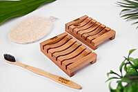 Bamboo Soap Tray | Handmade Soap Dish | Natural Wooden Tray for Soap & Sponge | Organic Soap Holder | Handmade Bamboo Soap Tray Bamboo Soap Tray | Handmade Soap Dish | Natural Wooden Tray for Soap & Sponge | Organic Soap Holder | Handmade Bamboo Soap Tray
