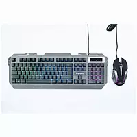 Krater Gaming Combo – White, 104 Keys, RGB Backlit, Ergonomic Design, High Precision Mouse, Durable Build, Ideal for Gamers, Anti-Ghosting Keys, Adjustable DPI, Sleek Aesthetic, Plug and Play.