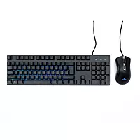 Krux Gaming Combo – Black, 104 Keys, RGB, 1-Year Warranty