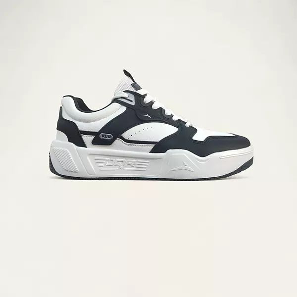 JQR Stromax Black/White- Men's Casual Sneakers
