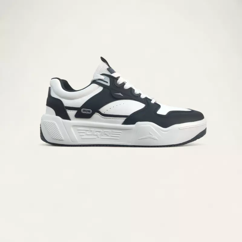 JQR Stromax Black/White- Men's Casual Sneakers