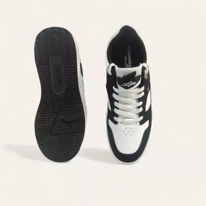 JQR Stromax Black/White- Men's Casual Sneakers