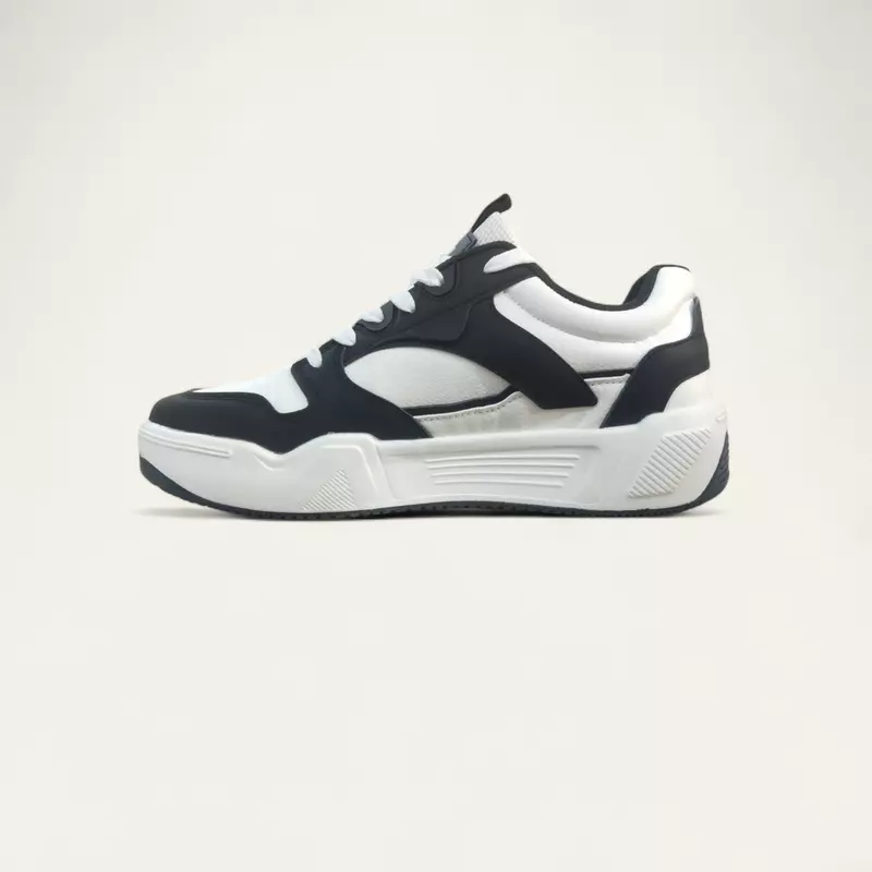JQR Stromax Black/White- Men's Casual Sneakers