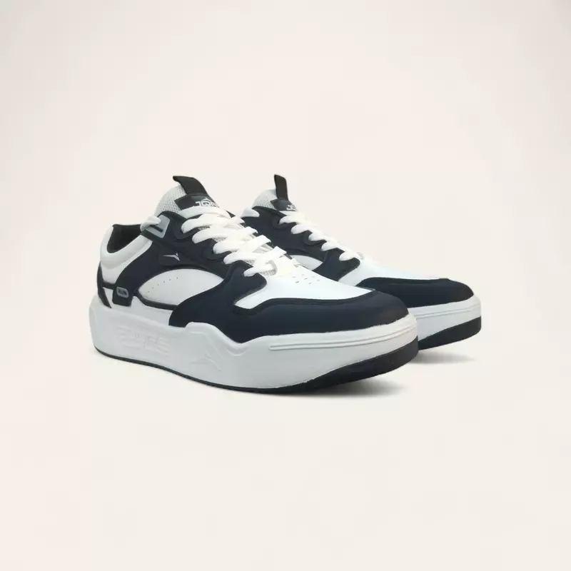 JQR Stromax Black/White- Men's Casual Sneakers