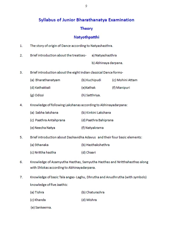 Nrityankura- Bharathanatyam-Junior English