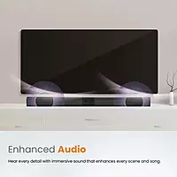 Just Corseca Sound Shack Dual 20W Bluetooth Soundbar – Remote Control | Powerful Audio