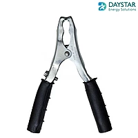 Heavy Duty Crocodile  Battery Clamp Jumper Cable Clamp (100 AMP) Set of 2 Pieces (Black)