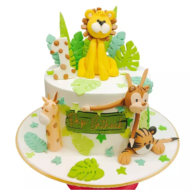 jungle-Themed - Fondant lion Toy 1