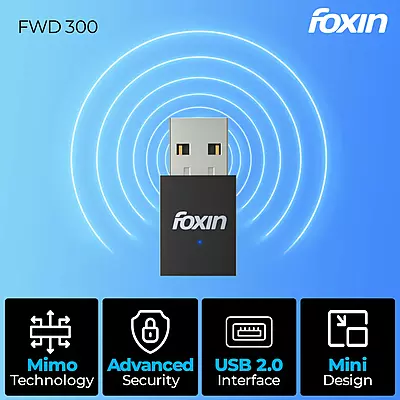 WIFI DONGLE FOXIN 300 MBPS FWD-300