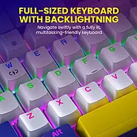 Portronics K1 Gaming Keyboard – Wired | Dynamic Lights | Piano Keys | Blue | 1 Year Warranty