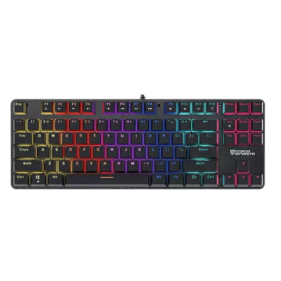 Coconut K12 Orion 2.0 TKL Mechanical Keyboard – Red Switches | Compact Design | Customizable RGB Backlighting | Durable Build | Ideal for Gaming & Productivity