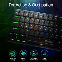 K21 Virgo Mini Mechanical Keyboard – Features Red Outemu Switches for smooth, linear keystrokes. Compact design, RGB backlighting, and customizable keys make it perfect for gaming and typing.