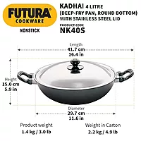 HAWKINS NS KADAI 4.0L 30CM WL (NK40S)