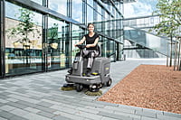 Karcher KM 85/50 R Bp Battery Powered Ride-on Sweeper