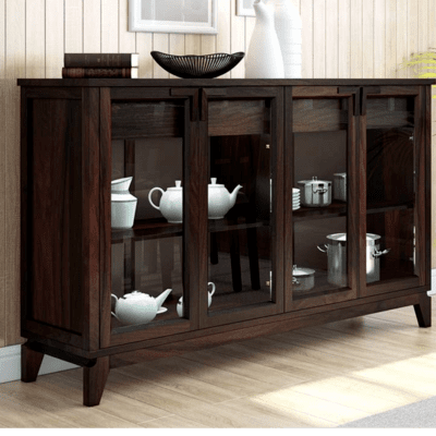 Smart Home Wide Sideboard (Finish : Mahogany) Smart Home Wide Sideboard (Finish : Mahogany)