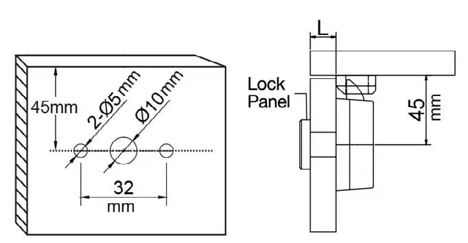 Hafele Kabi-ORB Digital Furniture Lock