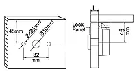 Hafele Kabi-Iris Digital Furniture Lock
