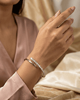 925 Silver Luminescent Aura Bangle