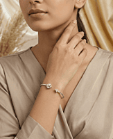 925 Silver Celestial Compass Cuff Bangle