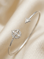 925 Silver Celestial Compass Cuff Bangle