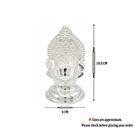 Silver Astalakshmi Diya