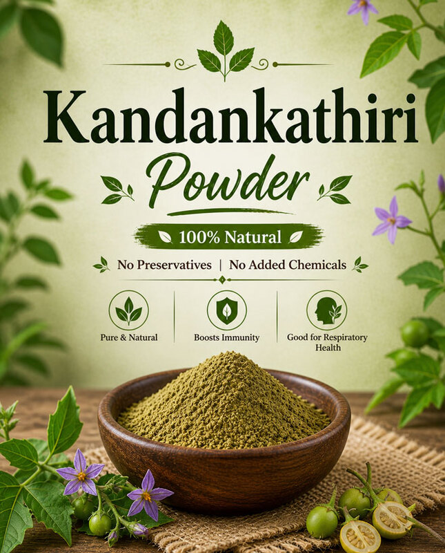Kandankathiri Powder/Yellow Fruit Nightshade