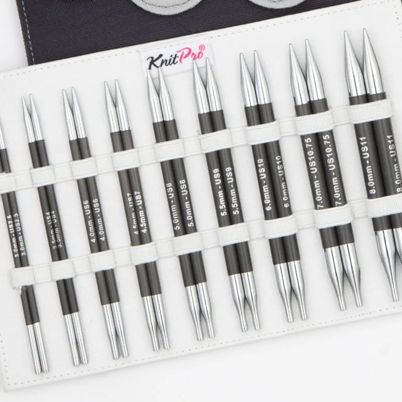 KnitPro Karbonz Deluxe Interchangeable  Needle Set 13cm/5"-41635