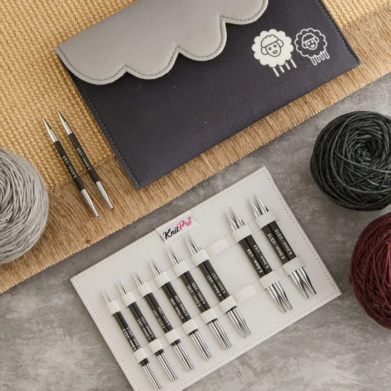 KnitPro Karbonz Deluxe Interchangeable  Needle Set 13cm/5"-41635