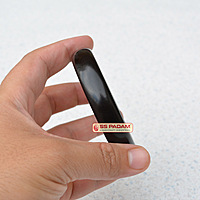 Black Ebony Wood Karungali Kada/Bangle – Flat Shape (Unisex)