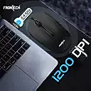 FRONTECH Wireless Keyboard and Mouse Combo | Membrane Keys with Retractable Stands | USB Plug & Play | Ergonomic & Comfortable Design | 1 Year Warranty (KB-0026, Black)