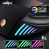 Frontech MS-0083 Wired Optical Mouse – 1000 DPI | Ergonomic Design | Smooth Tracking | USB Plug & Play | PC & Laptop Mouse