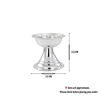 Silver Kerala Diya Set