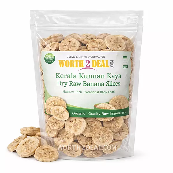 Kerala organic Kannan Kaya baby food in slices