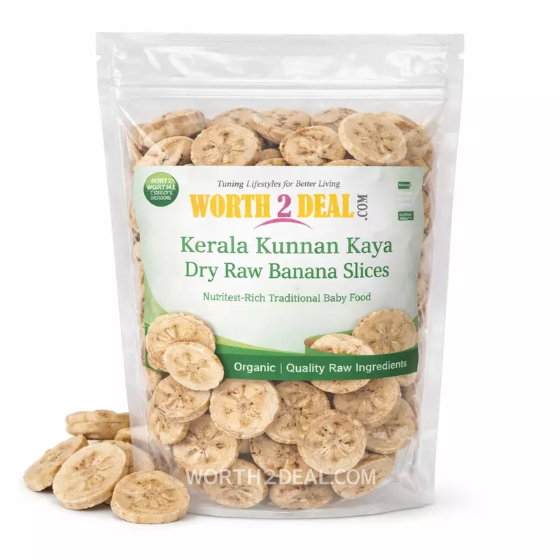 Kerala organic Kannan Kaya baby food in slices