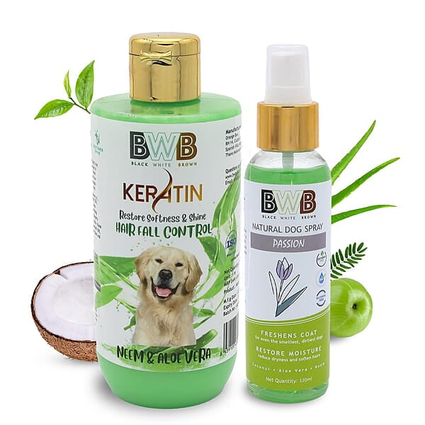 Keratin Shampoo (250 ml + deospray)- Neem & Aloevera