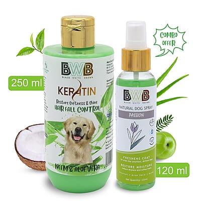 Keratin Shampoo (250 ml + deospray)- Neem & Aloevera