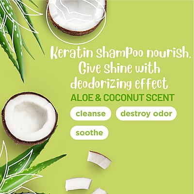 Keratin Shampoo (250 ml + deospray)- Neem & Aloevera