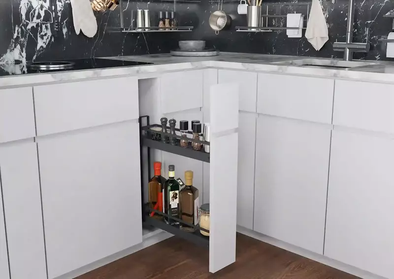 Kessebohmer Bottle Pullout- 150 mm