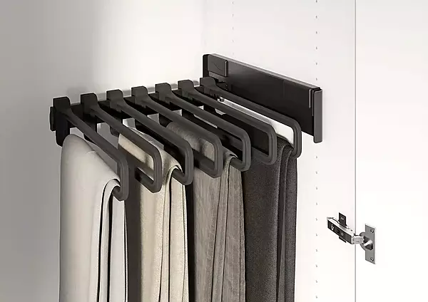 Kessebohmer Conero Trouser Pull-out with 7 Hangers