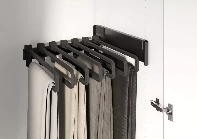 Kessebohmer Conero Trouser Pull-out with 7 Hangers