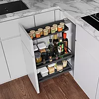 Kessebohmer Comfort II Bottle Pullout- 3 Tier