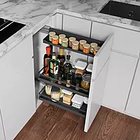 Kessebohmer Comfort II Bottle Pullout- 3 Tier