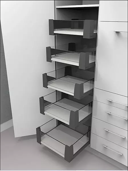 Kessebohmer MiO6 Glass Tall Unit