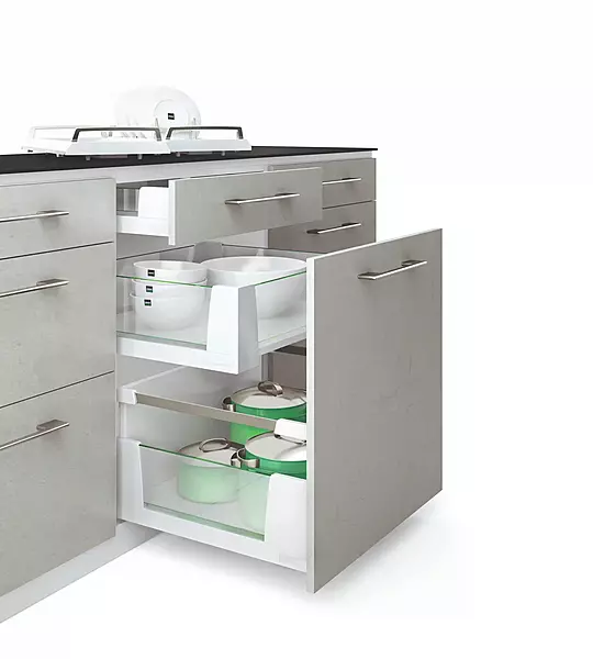 Kessebohmer MiO6 Inner Glass Tandem Box- 70 kg