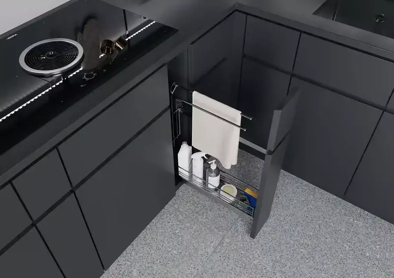 Kessebohmer Towel Pullout- 150 mm