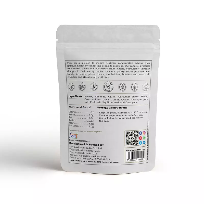 Keto Samosa Paneer - Sorted